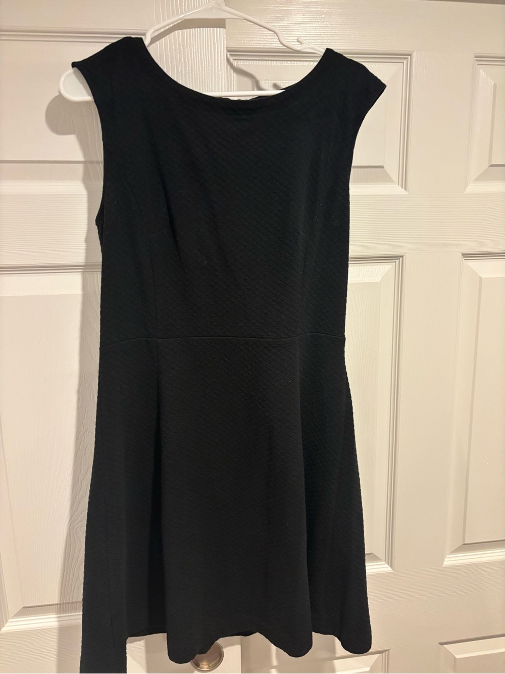 Loft Classic Black Sleeveless Fit & Flare Dress Size 8